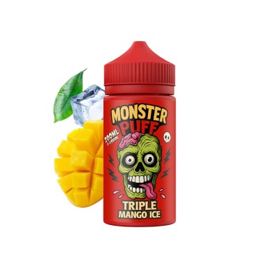 E-Liquid Monster Puff 200ml Üçlü Mango Buz