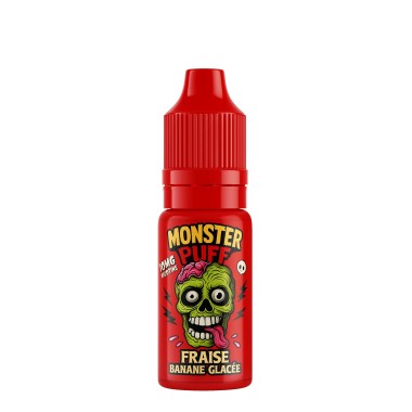 E-Liquid Monster Puff 10ml Dondurulmuş Çilek-Muz
