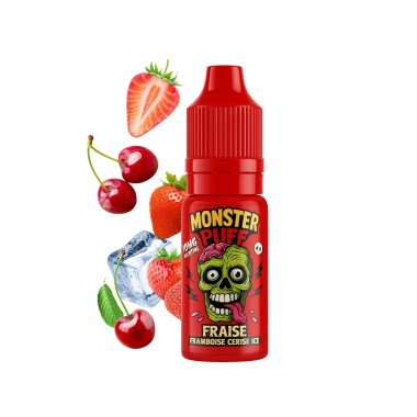 E-Liquid Monster Puff 10ml Çilek Ahududu Kiraz Ice