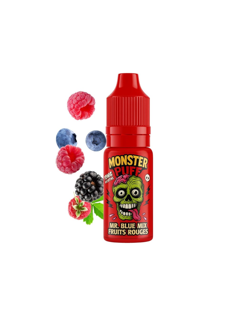 E-Liquid Monster Puff 10ml Mr Blue Kırmızı Meyveler Karışımı