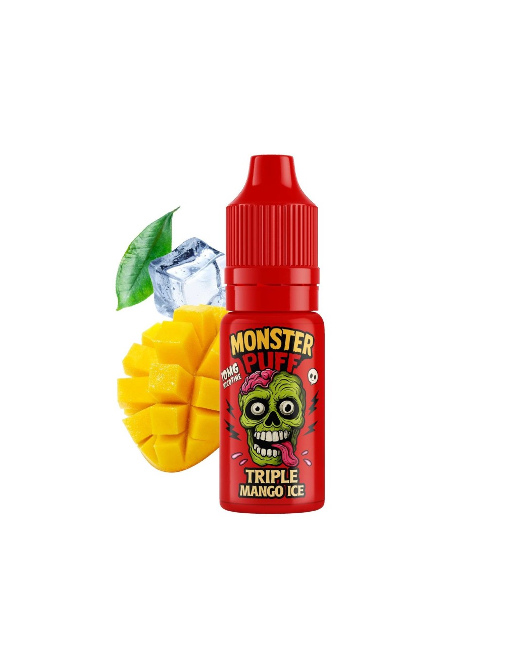 E-Liquid Monster Puff 10ml Üçlü Mango Buzlu