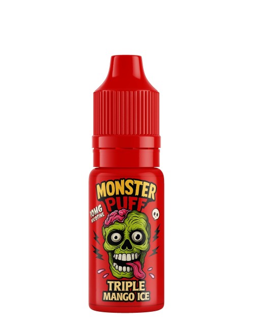 E-Liquid Monster Puff 10ml Üçlü Mango Buzlu