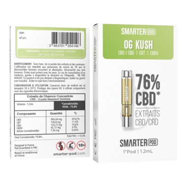 Pod CBD OG Kush Smarter Duo %76 CRD
