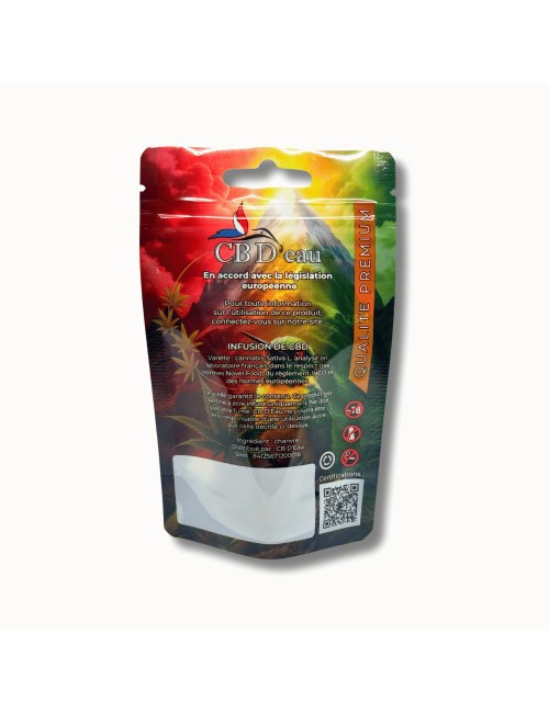 Set von 100 Kolibri CBD'eau Beuteln 140x85x50mm