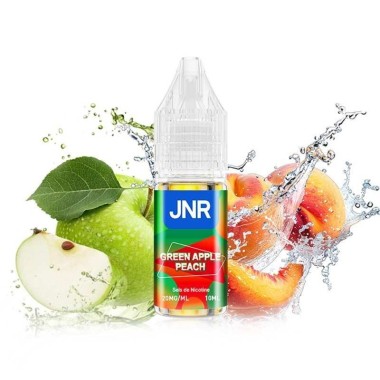 E-Liquid Yeşil Elma Şeftali 10ml JNR Falcon-X Plus - Nikotin Tuzları 20mg