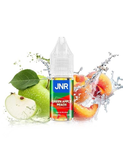 E-Liquid Yeşil Elma Şeftali 10ml JNR Falcon-X Plus - Nikotin Tuzları 20mg