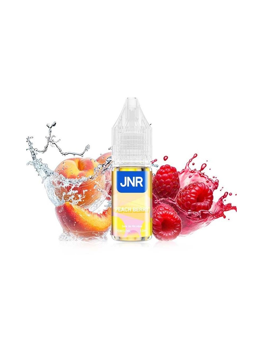 E-Liquid Şeftali-Böğürtlen 10ml JNR Falcon-X Plus - Nikotin Tuzları 20mg