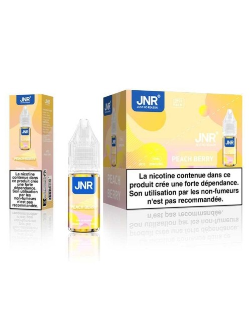 E-Liquid Şeftali-Böğürtlen 10ml JNR Falcon-X Plus - Nikotin Tuzları 20mg