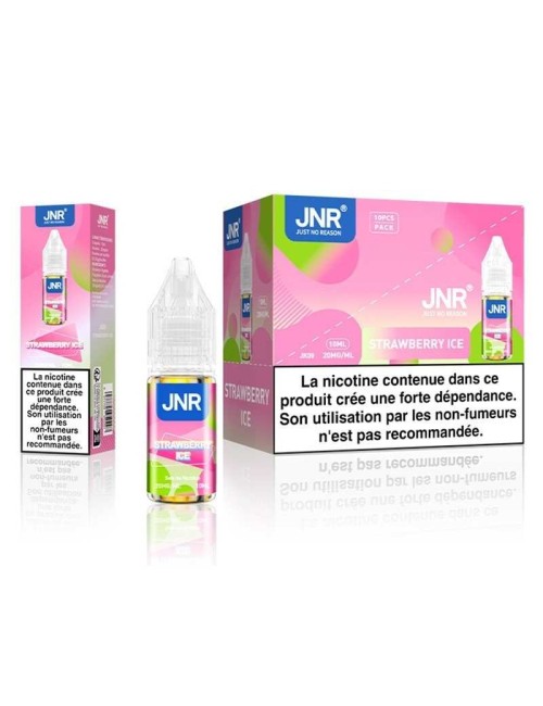 E-Liquid Strawberry Ice 10ml JNR - Nikotin Tuz 20mg Buzlu Çilek