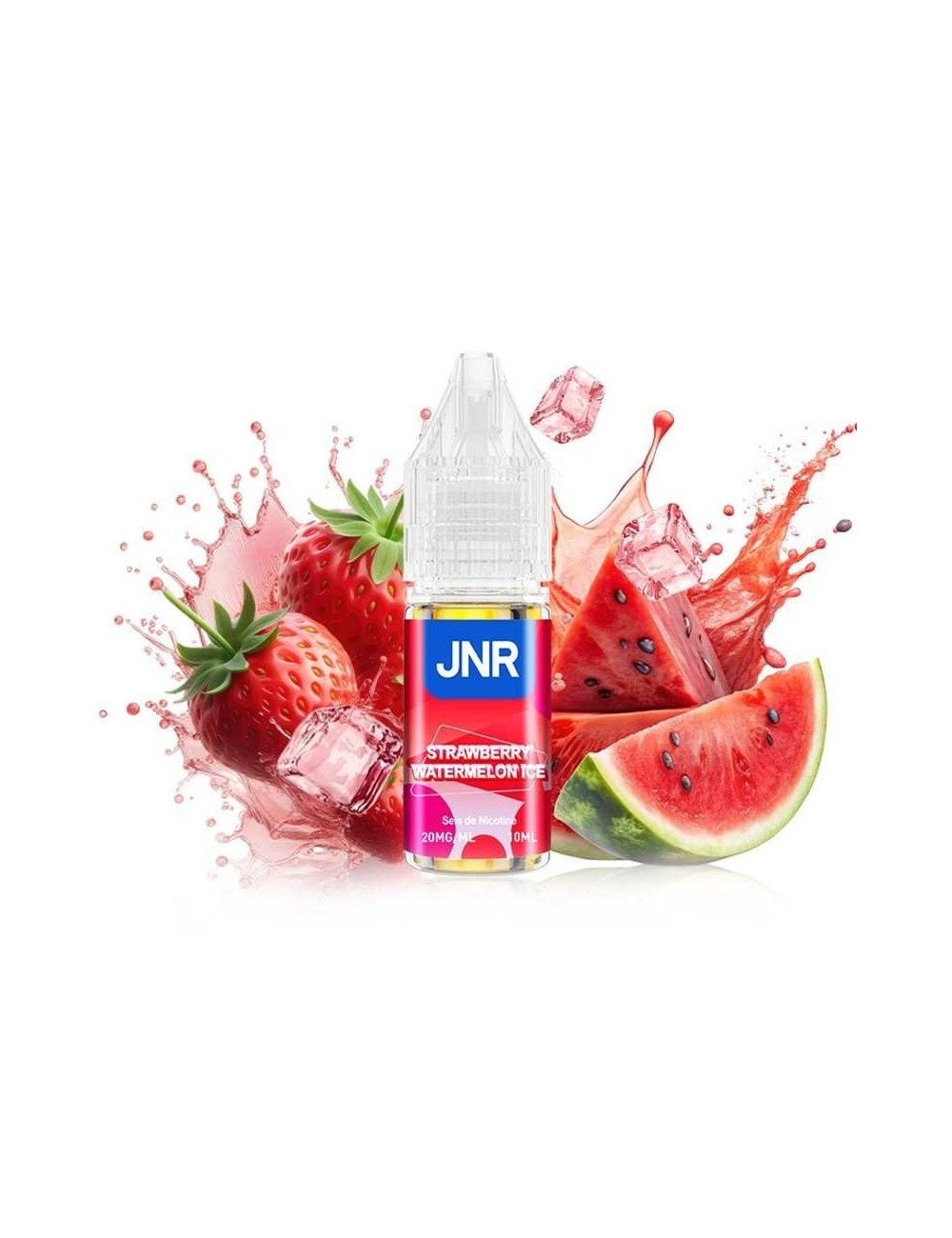 E-Liquid Çilek Karpuz Buz 10ml JNR Falcon-X Plus - Nikotin Tuzları 20mg