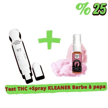 Pack Test THC + Spray KLEANER KLEANTOX Pamuk Şeker
