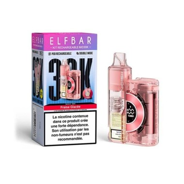 Puff NIO30K Gefrorene Erdbeere - ElfBar Wiederaufladbar 30000 Züge