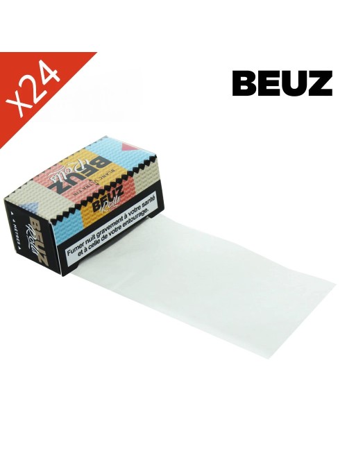 Schachtel mit 24 Ultra dünnen weißen Slim BEUZ Blättchen