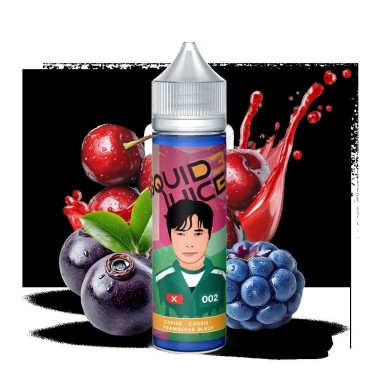 002 Squid Juice 3 - E-Liquid Kiraz-Siyah Frenk Üzümü-Mavi Ahududu 50ml