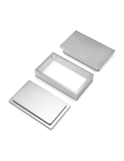 Dikdörtgen Alüminyum Ön Pres Kalıbı 12,5 x 7,5 cm