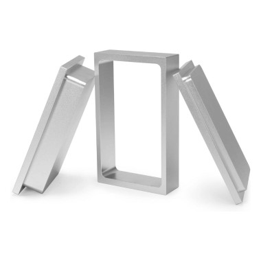 Dikdörtgen Alüminyum Ön Pres Kalıbı 12,5 x 7,5 cm