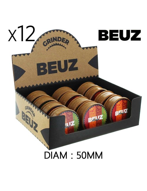 12 Adet Kenevir Öğütücü 50 mm Beuz Hemp İçeren Kutu