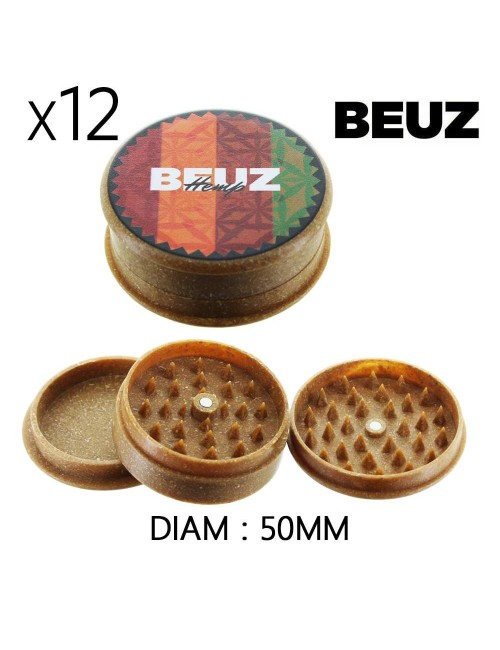 12 Adet Kenevir Öğütücü 50 mm Beuz Hemp İçeren Kutu