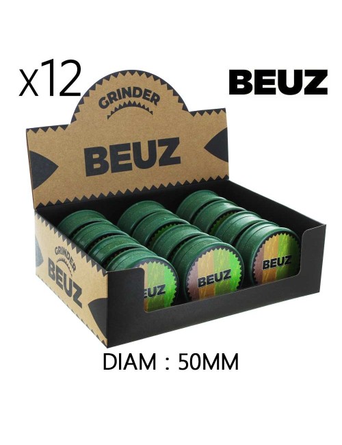 12'li Kenevir Öğütücü Kutusu 50 mm Beuz Green Organic