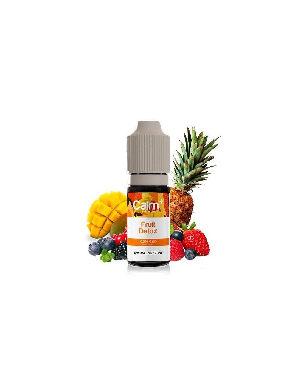 E-Liquid Frucht Detox 10ml Calm+ CBD Nikotin - FUU