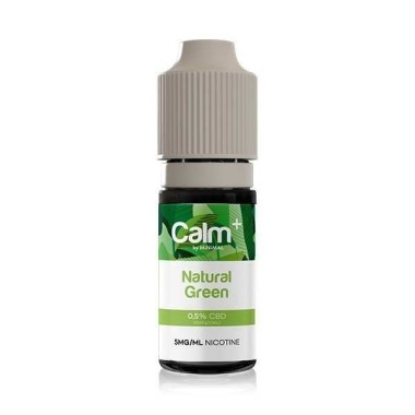 E-Liquid CBD Natural Green 10ml Calm+ FUU - Kenevir Çilek Marshmallow
