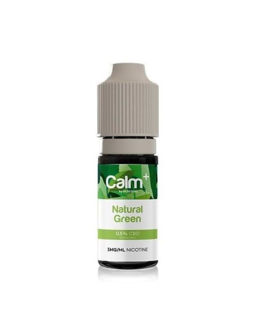E-Liquid CBD Natural Green 10ml Calm+ FUU - Kenevir Çilek Marshmallow