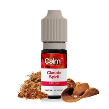 Classic Spirit 10ml Calm+ Minimal'dan - CBD E-Liquid Nikotin FUU