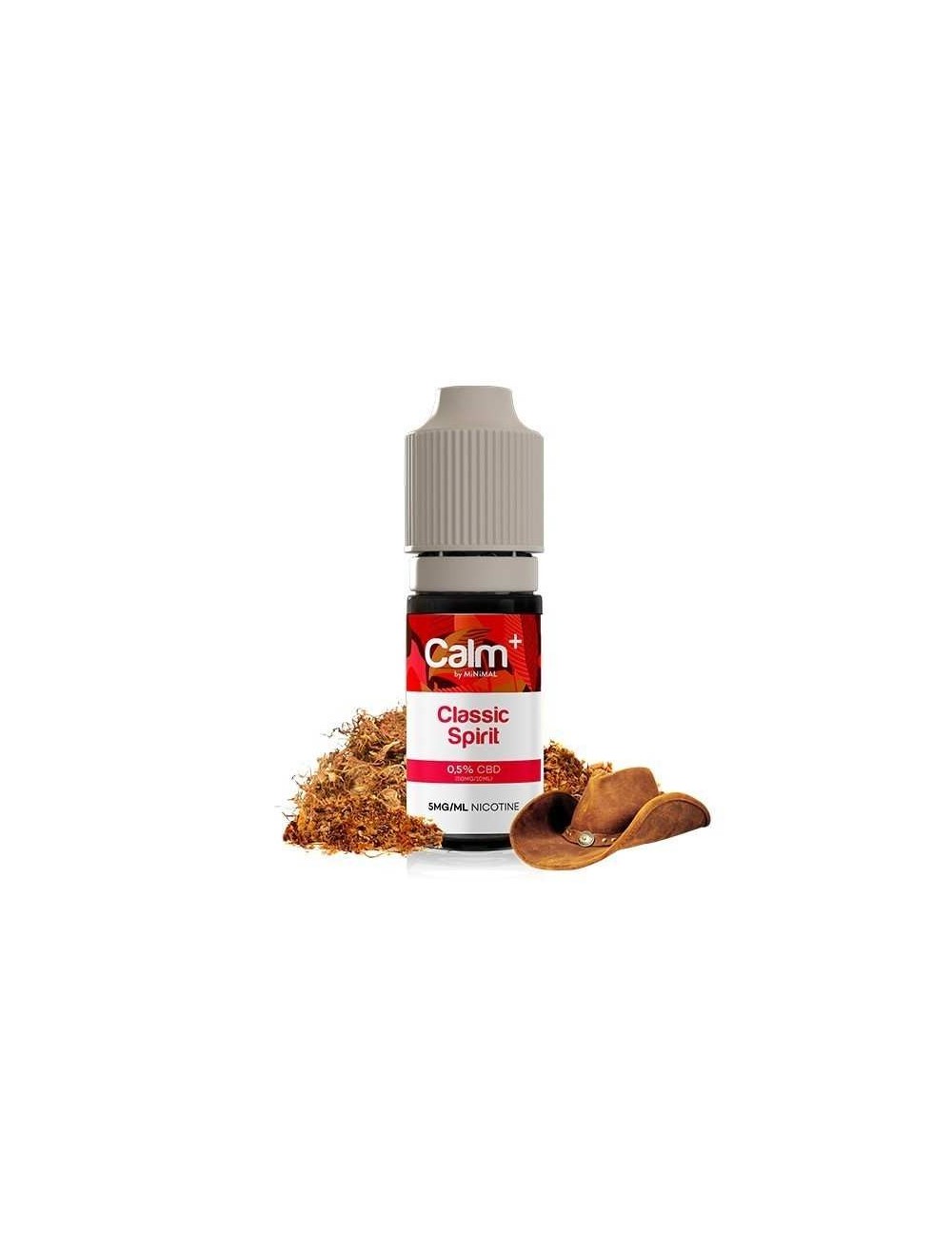 Classic Spirit 10ml Calm+ Minimal'dan - CBD E-Liquid Nikotin FUU