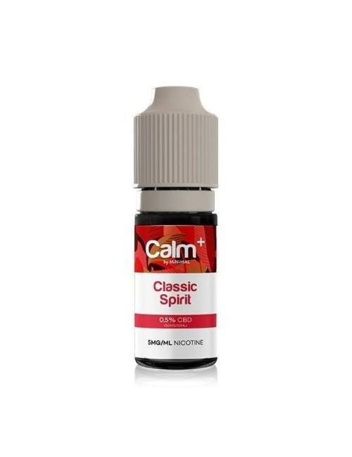 Classic Spirit 10ml Calm+ Minimal'dan - CBD E-Liquid Nikotin FUU