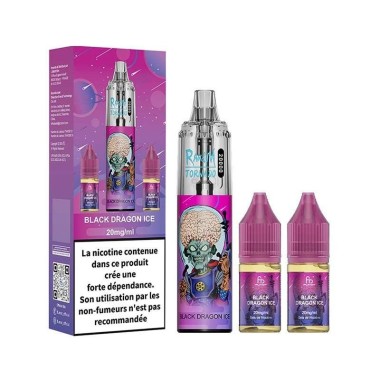 Puff Tornado RandM 20K Siyah Ejderha Buz 850mAh - Fumot