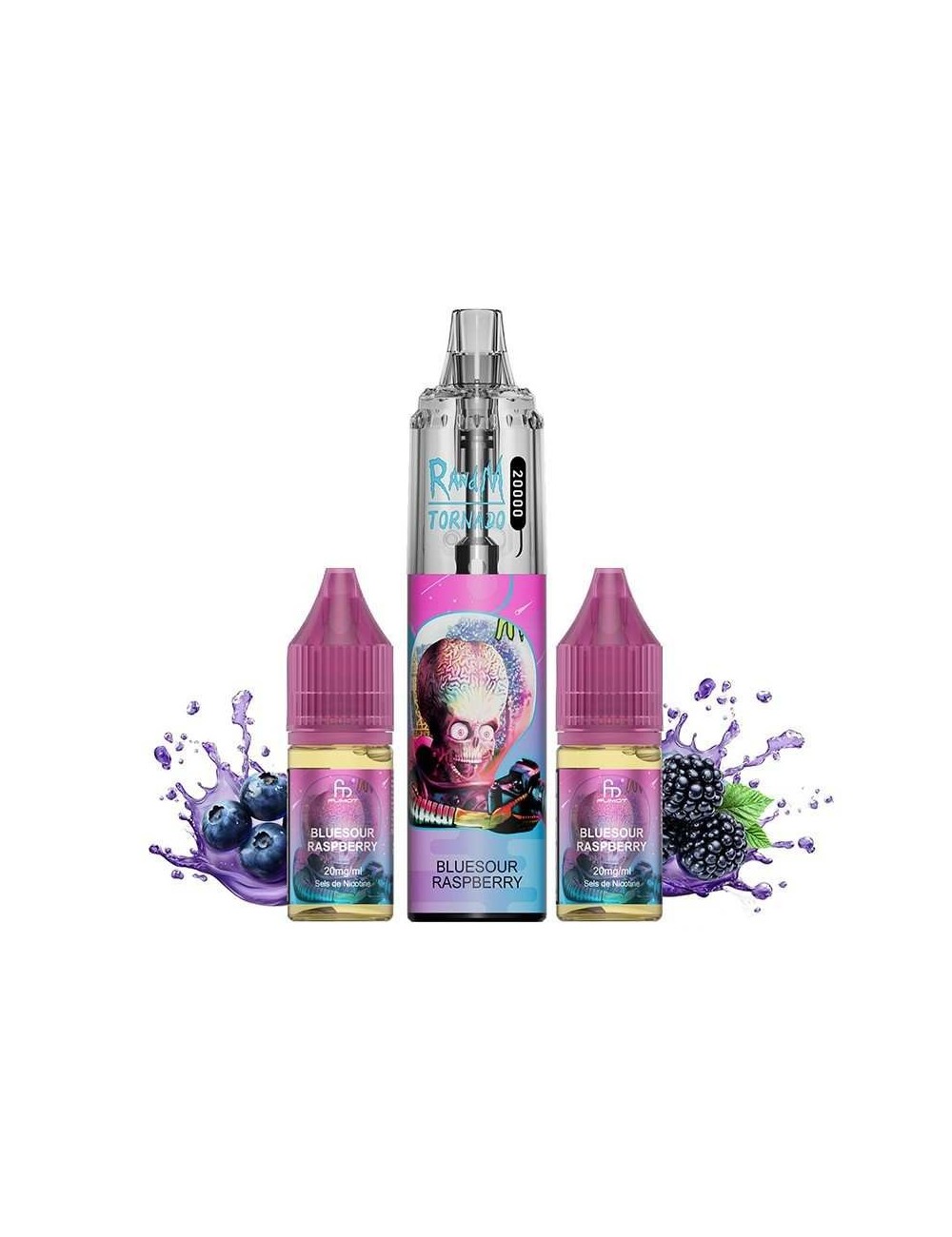 Puff Tornado RandM 20K BlueSaure Himbeere 850mAh - Fumot