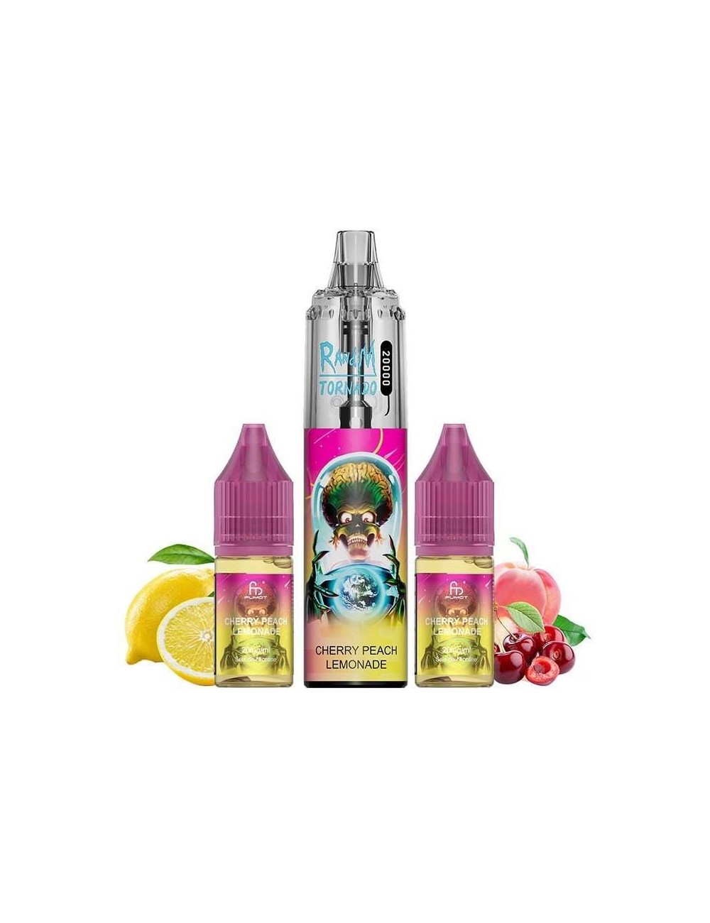 Puff Tornado RandM 20K Kiraz-Şeftali-Limonata 850mAh - Fumot