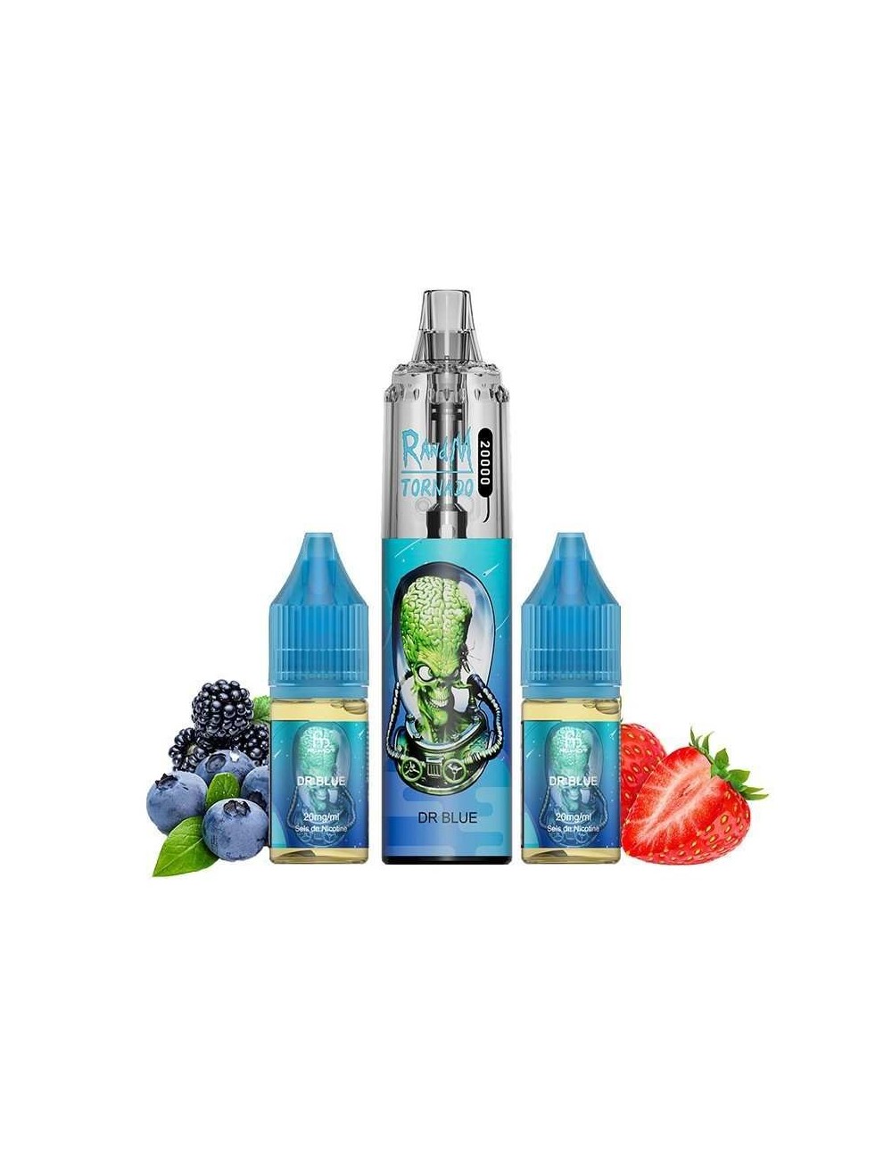 Puff Tornado RandM 20K Dr Blue 850mAh - Duman