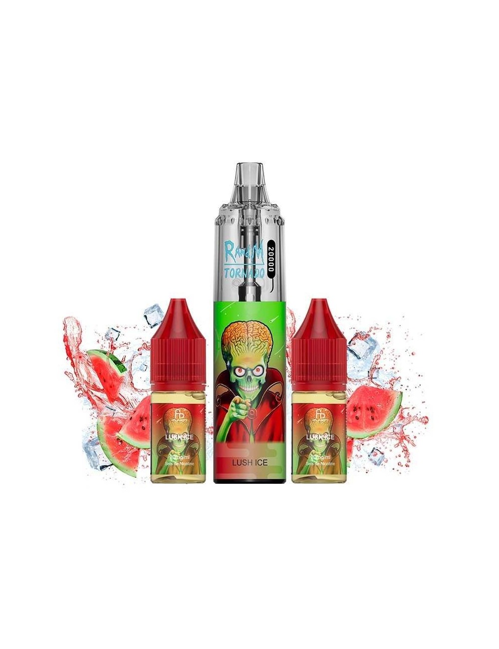 Puff Tornado RandM 20K Lush Ice 850mAh - Fumot