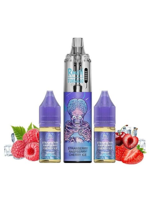 Puff Tornado RandM 20K Çilek Ahududu Kiraz Buz 850mAh - Fumot