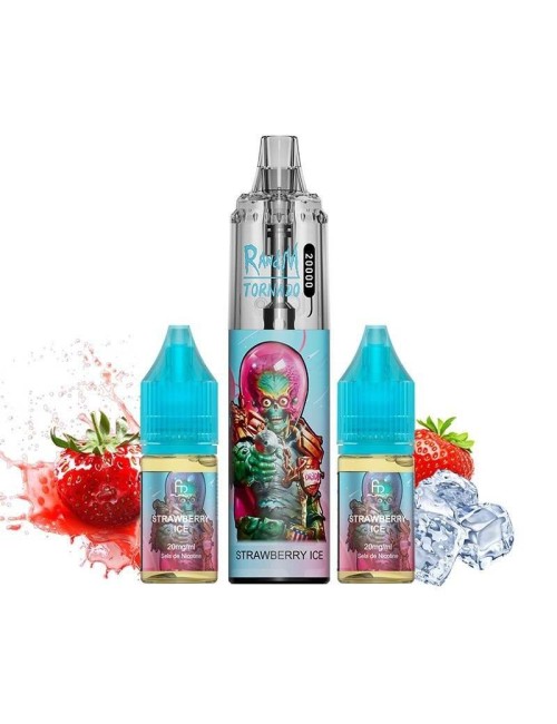 Puff Tornado RandM 20K Çilek Dondurma 850mAh - Fumot