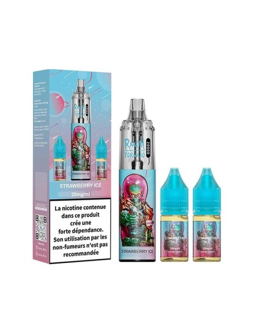 Puff Tornado RandM 20K Çilek Dondurma 850mAh - Fumot