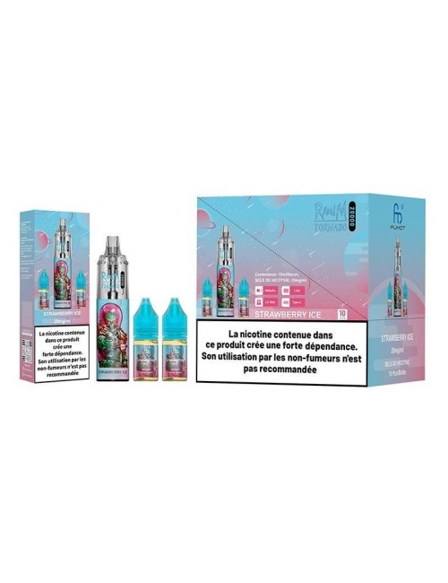 Puff Tornado RandM 20K Çilek Dondurma 850mAh - Fumot