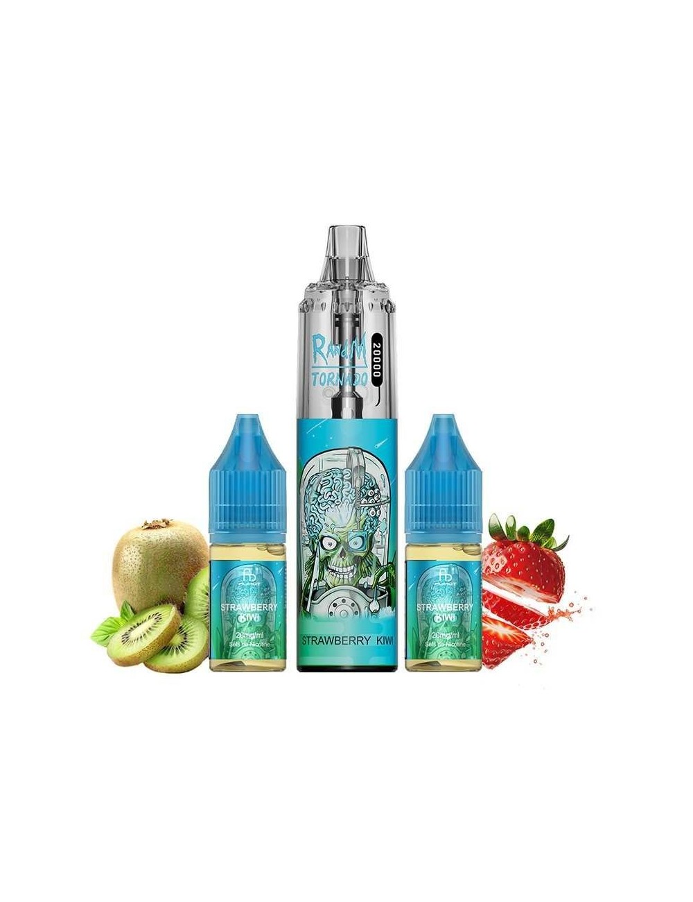 Puff Tornado RandM 20K Çilek-Kivi 850mAh - Fumot