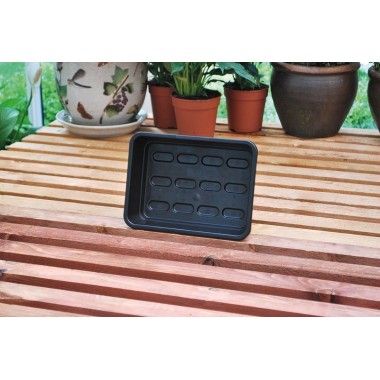 Schwarzes Mini-Tablett ohne Löcher