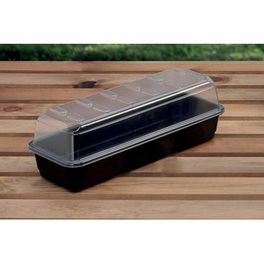 Schmaler Anzuchtbehälter mit Löchern