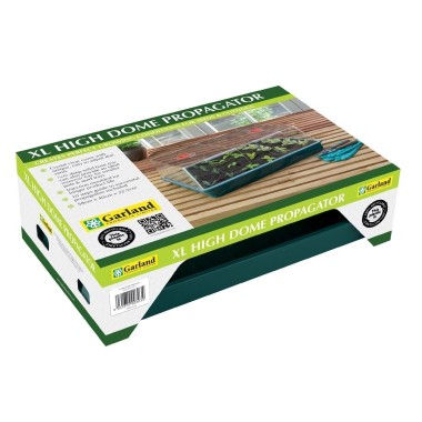 Großes XL-Gewächshaus mit hoher Kuppel, grün