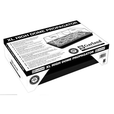 XL-Gewächshaus High Dome schwarz