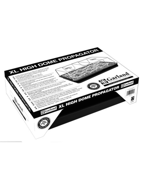 XL-Gewächshaus High Dome schwarz