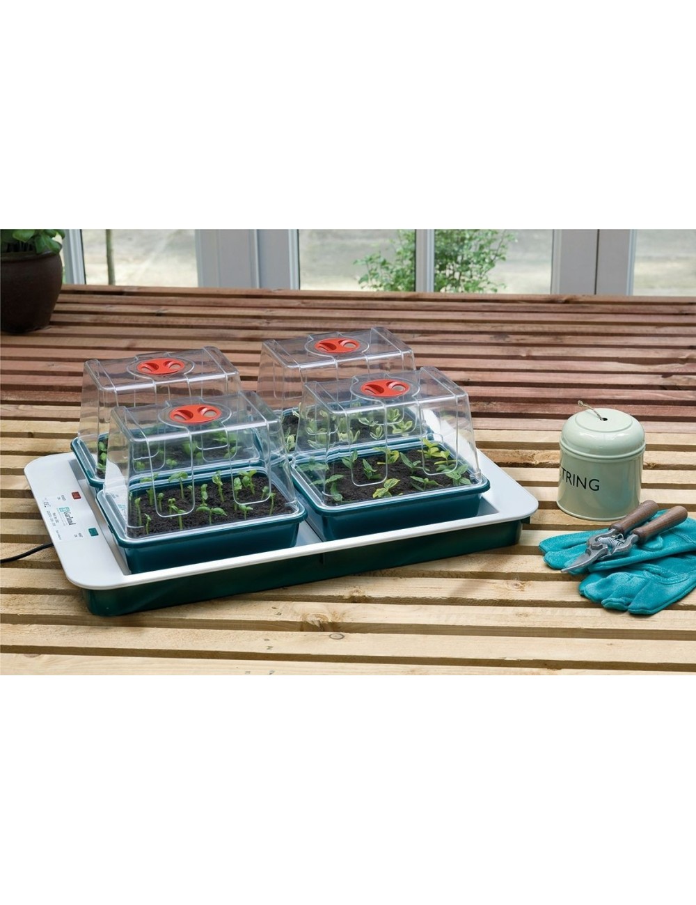 4 Elektrische Anzuchtgeräte mit automatischer Temperaturregelung