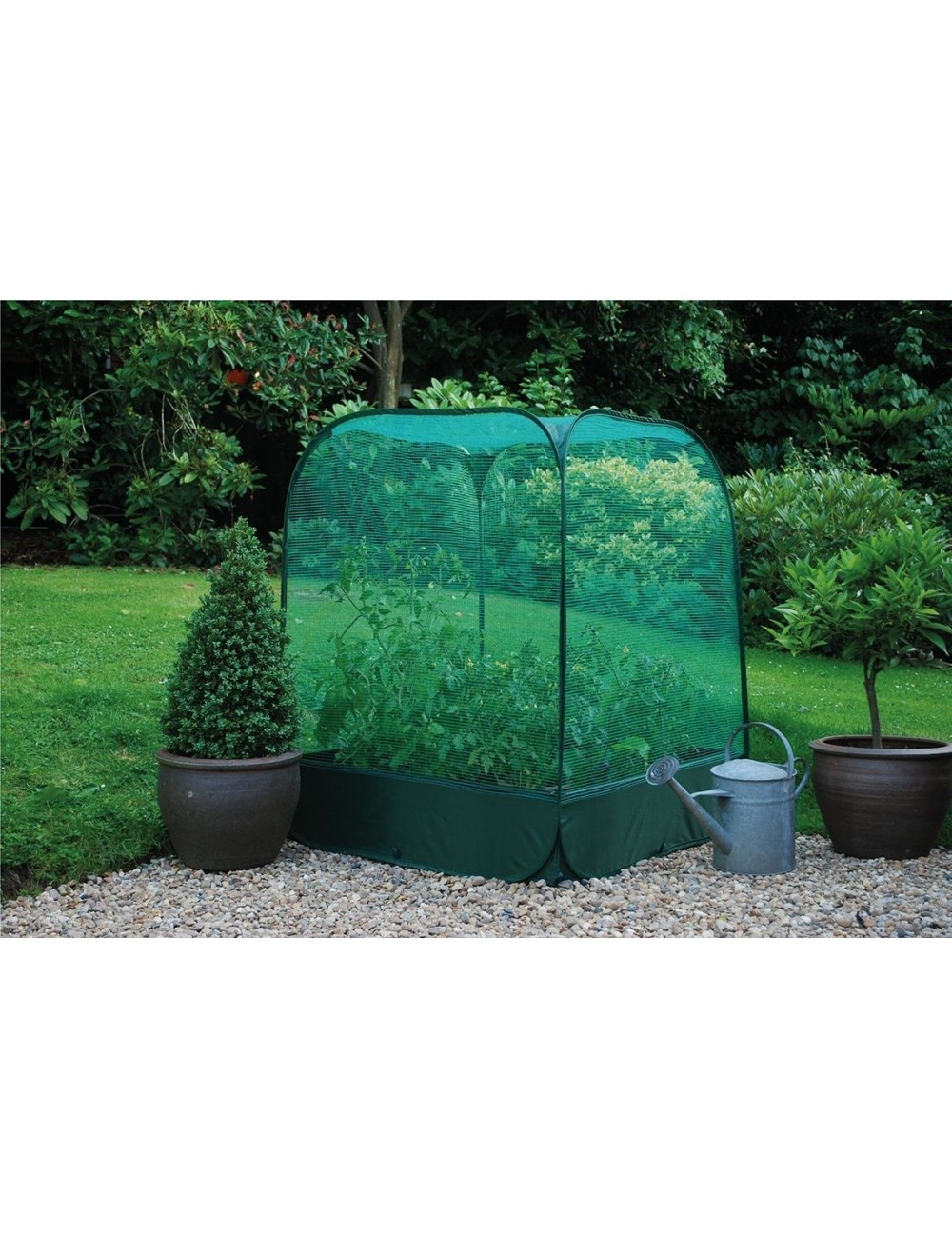 Zucht yatağı için pop-up ağ germe sistemi