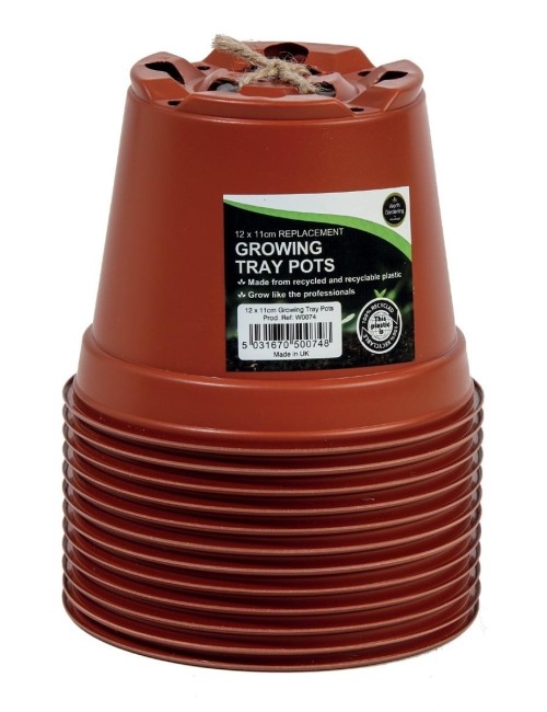 12 Ersatz-Anzuchttöpfe 11 cm