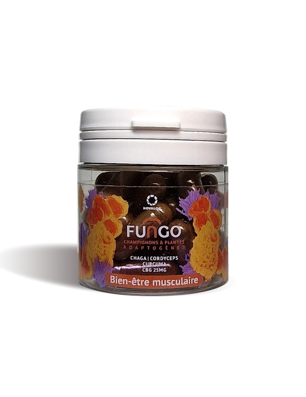 Kas Rahatlığı için CBG & Mantar Kapsülleri | FUNGO, NOVALOA
