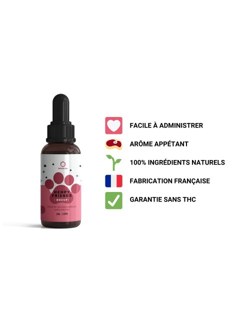 CBD Yağı Hayvanlar İçin %3 Sığır Eti | NOVALOA