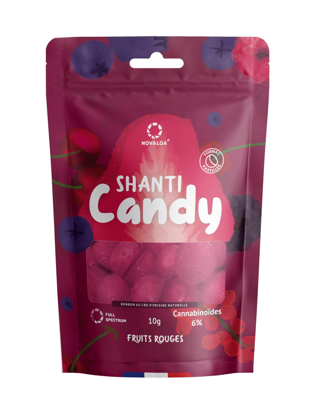 CBD CBN CBG Kırmızı Meyveli Şeker | NOVALOA